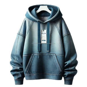 Jersey con capucha Chaquetas de mezclilla Moda para mujer Outwear Streetwear Sudaderas con capucha de mezclilla personalizadas XS-Tallas grandes Hecho en Bangladesh - Product Image 5