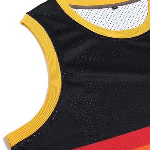OEM Blank Latest Sublimation Jersey Basketball Print Color Red Dresses Plus Size Design Logo Custom Reversible Basketball Jersey - Product Image 5