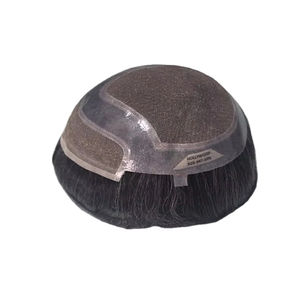 Taz Hair BD Prótesis Capilar de Cabello Humano Remy Indio con Onda Natural y Frente de Encaje, Calidad Premium - Product Image 5