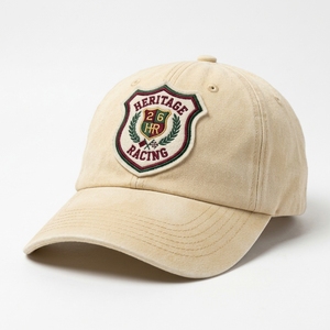 Casquette de baseball personnalisée avec patch numéroté brodé, en sergé de coton gris pierre, style vintage, visière incurvée, casquette de sport pour papa, coupe souple - Product Image 6