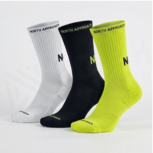 Chaussettes de course respirantes North Approach pour adultes, couleur unie, avec revers fin, pour la saison printanière - Product Image 3