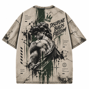 350 gsm Men s Washed <b>Vintage</b> <b>T</b>-<b>Shirts</b> Street Hip Hop Retro Punk <b>T</b> <b>Shirt</b> Unisex Casual Cotton Short Sleeve Acid Wash Tops - Product Image 2