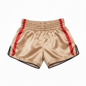 Pantalones Cortos de Muay Thai de Moda Hip Hop, Pantalones Cortos de Muay Thai de Dos Tonos de Primera Calidad, Pantalones Cortos de Muay Thai con Logotipo Personalizado - Product Image 3