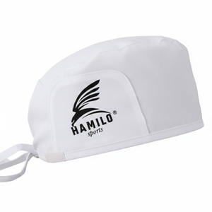 Chapeau d'infirmière personnalisé avec boutons de protection pour les oreilles, bonnets chirurgicaux en tissu anti-transpiration, ajustables, de qualité supérieure, pour médecins et infirmières - Product Image 2