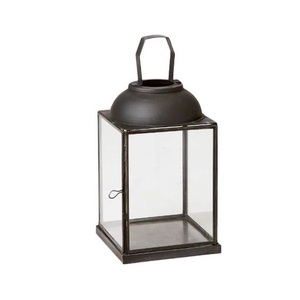 Lanterne à bougie en métal, support de lampe suspendu rustique pour la maison, le jardin, la terrasse, les mariages, les fêtes, la décoration de centre de table - Product Image 3