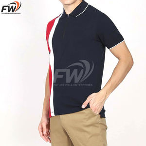 Chemises de golf pour hommes avec logo personnalisé OEM, impression par sublimation, coupe ajustée, t-shirt polo, vente en gros de chemises polo pour hommes - Product Image 4