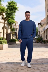 Unisex Comfortable Sweatsuit Set 2 Piece Premium Sweatshirt and Jogger <b>Pants</b> Casual <b>Lounge</b> Wear Matching Outfit - Product Image 2