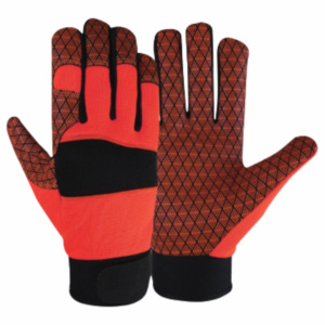 ถุงมือทำงานนิรภัยอุตสาหกรรมคุณภาพพรีเมียม ทนทาน หนังสังเคราะห์เสริมแรง Amara ได้รับการรับรองมาตรฐาน CE ป้องกันความร้อน - Product Image 3