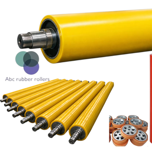 Rouleaux en caoutchouc pour machines industrielles, découpe, scellage, laminage, impression PP, emballage, certifiés ISO 9001 - Product Image 1