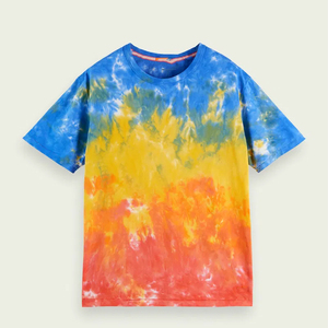 Custom Logo <b>Tie</b> Dye Spiral T Shirt 100% Cotton Oversized Streetwear Casual Unisex Summer Tee Wholesale - Product Image 4