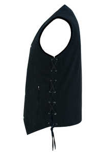 เสื้อกั๊กยีนส์สำหรับขี่มอเตอร์ไซค์ของผู้ชายยี่ห้อ Vandal - Product Image 3