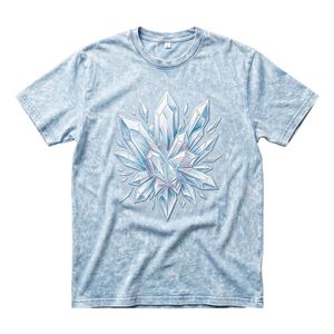 T-shirt homme minimaliste à motif cactus, délavé à l'acide, tons terreux, coton épais, style streetwear, col rond - Product Image 4