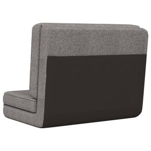 Silla de Piso de Espuma de Poliéster Gris Claro, Diseño Metálico Plegable y Compacto para Sala de Estar - Product Image 5