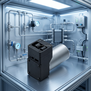 Silent Oil-less BLDC 24V Diaphragm DC-6.5SPC-BL 550 mmHg 6.5 LPM PWM speed control for laboratory sampling systems - Product Image 2