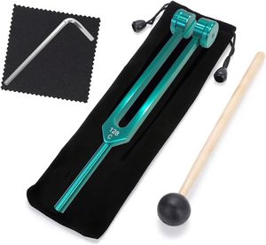 Diapasón ponderado de 128 Hz de calidad premium que ofrece vibraciones profundas para una relajación efectiva con terapia de sonido diaria. - Product Image 1