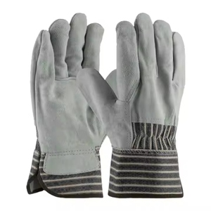 Best Performance Cowhide Split Leather Working Gloves Industrial Safety Soft Comfortable Construction Hand and <b>Arm</b> Protection - Product Image 5