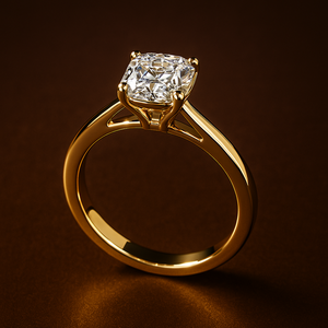 Princess Cut Lab Grown Diamond Engagement <b>Ring</b> for Women in 14K 18K Solid Gold IGI Certified <b>Solitaire</b> Diamond <b>Ring</b> Wholesale - Product Image 4