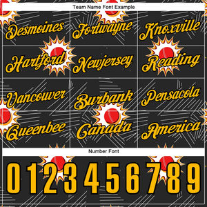 Camiseta Deportiva de Poliéster para Hombre, de Secado Rápido y Transpirable, con Diseño 3D Único en Negro, Dorado y Rojo, con Bolsillo y Logotipo Personalizado con el Nombre del Equipo - Product Image 5