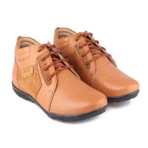Chaussures décontractées contemporaines pour hommes Tan, confortables pour la marche, idéales pour les voyages, le bureau et les loisirs - Product Image 1