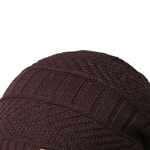 100% Acrylic Knitted <b>Beanie</b> <b>Hat</b> Breathable Waterproof Adjustable <b>Beanie</b> Unisex Stylish Warm Hand Drawn Design - Product Image 2