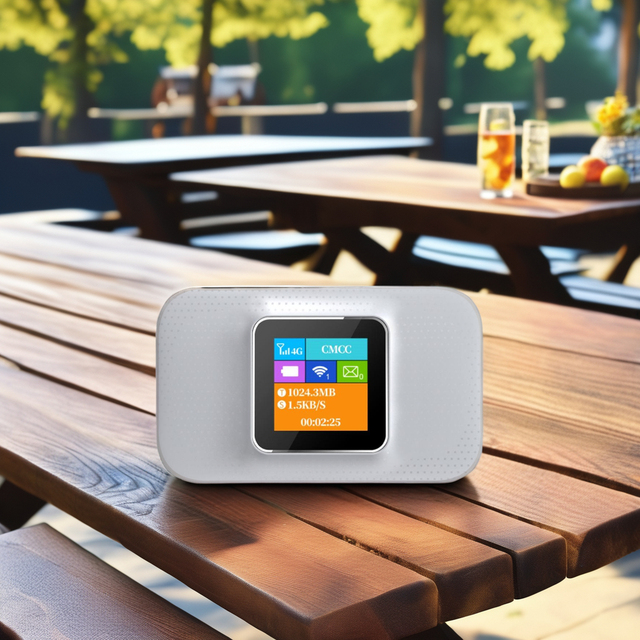 MP201BA Portable Mini 4G Mobile WiFi Hotspot 3000mah Universal Pocket Modem LCD Supports 2.4G 5G Includes Firewall VPN