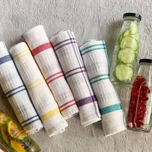 Nouveauté : Serviettes de cuisine en coton pur, design personnalisé, écologiques et colorées, exportateur indien - Product Image 4
