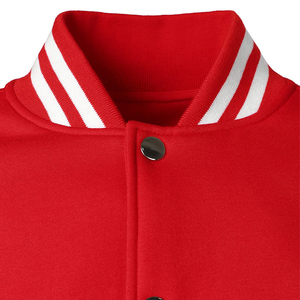 เสื้อแจ็คเก็ต Letterman สำหรับผู้ชาย แขนเสื้อตัดสี แฟชั่น กันน้ำ ระบายอากาศได้ดี ทำจากผ้าขนสัตว์ 100% โลโก้ด้านหน้า ผลิตจากโรงงานโดยตรง - Product Image 6