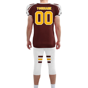 Adult American FootballUniform Latest Design Breathable Customized Color Polyester Customized Logo High Quality Football Uniform - Product Image 2