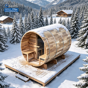 Sauna extérieur isolé avancé avec application Wi-Fi intelligente et contrôle à distance, norme de sécurité ETL, <span class=keywords><strong>France</strong></span>, projet multi-pièces assemblées - Product Image 1