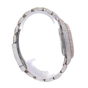 Reloj de Diamantes de Lujo de la Mejor Calidad para Mujer, Correa de Acero Inoxidable, Resistente al Agua, para Fiestas, Disponible para la Venta - Product Image 2