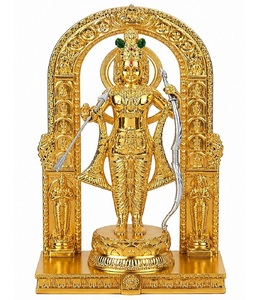 Idole décorative du Dieu Ram en or 24 carats avec arc, élégante pour la décoration intérieure, les cadeaux d'entreprise et les collectionneurs - Product Image 3