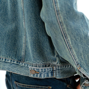 New Wholesale Denim Jacket for <b>Men</b> and Slim Fit High Quality Best Style Outdoor Fashionable Denim Jackets - Product Image 5