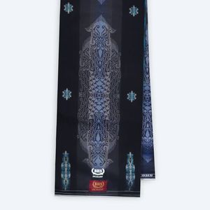 Sarong BHS Excellent Motif Doré JGF Noir Bleu - Product Image 4