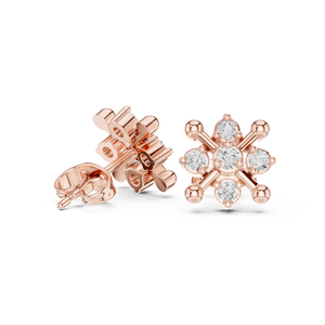 Luxury Moissanite GEM Earrings Women Rhodium S925 Sterling <b>Silver</b> Fine Moissanite Stud Earrings - Product Image 3