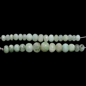 Esmeralda rusa natural facetada Rondelle forma 7x7mm-13x13mm 4 pulgadas cuentas de piedras preciosas hebra para hacer joyería pulsera Naeclace - Product Image 2