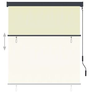 55.1 avvolgibile crema da esterno \ "x98.4 \" per tende e persiane - Product Image 3