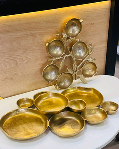 Bol de service élégant en aluminium moulé pour les repas quotidiens à la maison, améliorant la présentation des plats grâce à un design métallique moderne - Product Image 5