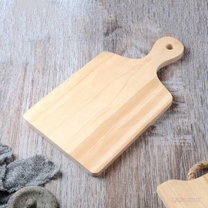 Tabla de cortar de madera de la mejor calidad con mango, utilizada como accesorio para hoteles y cocinas. - Product Image 2