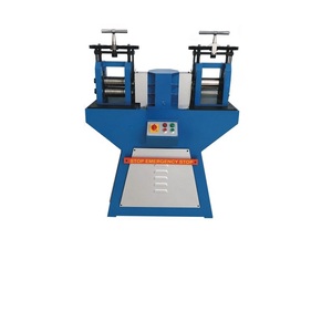 Double Head Portable Jewelry Rolling Machine for Gold <b>Silver</b> <b>Wire</b> and Sheet Iron Custom Ring Making Equipment - Product Image 1