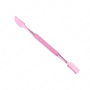 Pousse-cuticules et grattoir de précision en acier inoxydable rose pour manucure et pédicure professionnelles, outil de soin des ongles - Product Image 3