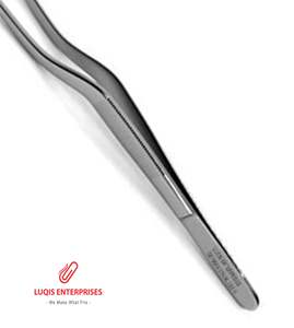 Pinces à suture Julian à mâchoires lisses et coudées, instrument chirurgical en acier inoxydable, pinces médicales de précision - Product Image 3