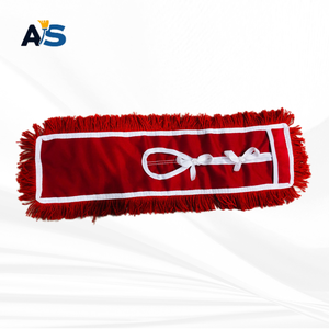 Balai à poussière et balai à feuilles d'ormeaux bleu de 24 pouces avec manche extensible – Balai pour le nettoyage des sols en bois dur, en carrelage et en béton - Product Image 1