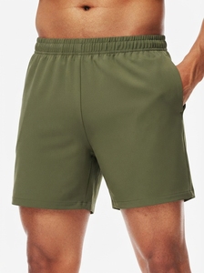 Men's Summer <b>Mesh</b> Bermuda Shorts Quick Dry Breathable Knitted Drawstring Mid Length Casual Running Gym Training Sports Shorts - Product Image 4