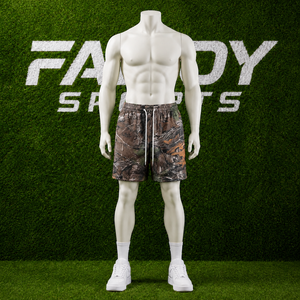 Shorts en maille camouflage personnalisés pour hommes, respirants, pour la gym, le basketball, tactiques, streetwear, séchage rapide, entraînement sportif - Product Image 2