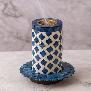 Bone Inlay Tray Bakhoor Burner <b>Box</b> Set Handmade Incense Burner for <b>Eid</b> Ramadan Decorative Islamic Home Decor <b>Gift</b> Item - Product Image 2