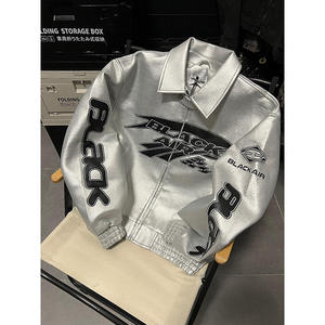 Chaqueta de Invierno para Hombre, Estilo Urbano, Piel de Vaca y Lona, Ecológica, Transpirable, Resistente al Viento, Ligera, con Logotipo Frontal, Gran Venta - Product Image 6