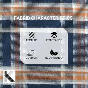 Camisa de Franela para Hombre, 100% Algodón, 310 g/m², Tejido Twill a Cuadros, Sobrecamisa, Proveedor de Fábrica OEM ODM Personalizado - Product Image 6