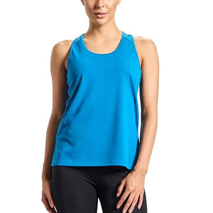 Soft Stretch Sleeveless Eco-Friendly Breathable Quick Dry Cotton Tank <b>Top</b> Gym Fitness Yoga Running <b>Cross</b> Training Women - Product Image 1
