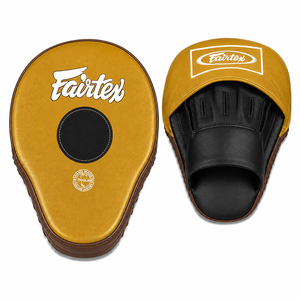 Fairtex Boxing <b>Focus</b> <b>Pads</b> Mitt Durable High Performance Kickboxing Muay Thai Training <b>Pads</b> Cowhide Leather Curved Punching <b>Pads</b> - Product Image 5