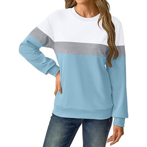 Womens <b>Sweatshirts</b> Cotton Crewneck Tops Long Sleeve <b>Cute</b> Lightweight Fall Winter Loose Casual Pullover with Pockets Comfortable - Product Image 2